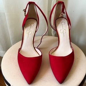 Jessica Simpson Red Heels Size 9